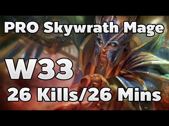 W33 Pro Skywrath Mage 26 Kills/26 Mins Mid Ranked Match - Dota 2 RedArchon