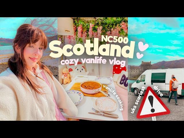 NC500  attempting the UK's most EXTREME road  Bealach na Bà l Scotland Van Vlogs | pt.2