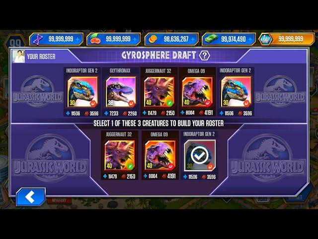 JURASSIC TOUR: INDORAPTOR GEN2 TOURNAMENT | JURASSIC WORLD THE GAME