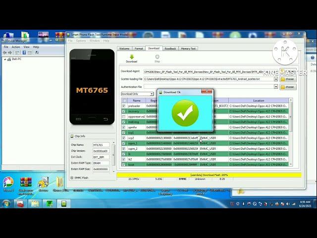 Oppo A12 A11K CPH2083 Dead After Unlock Dead Boot Recover Done With Full Flash MTK Port Show Only