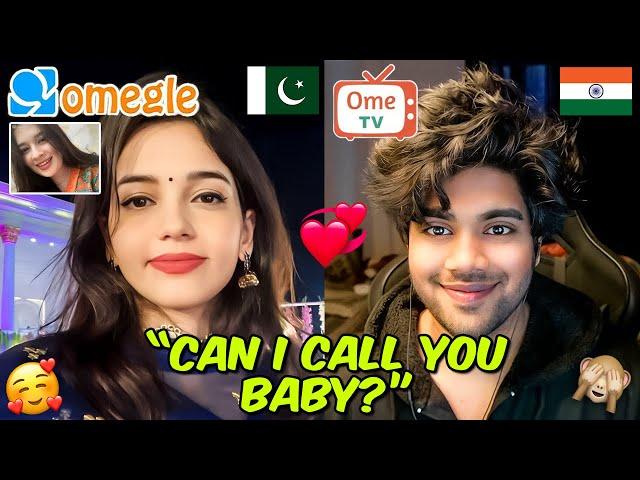 OMEGLE is Back | My Cute Wife From Pakistan Can i call you baby  Indian Boy On Omegle @MrNikhill