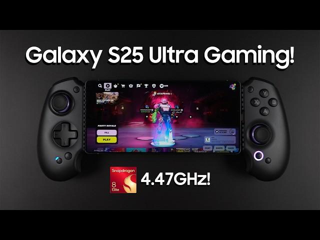 Galaxy S25 Ultra: INSANE 4.47GHz Gaming Power! Next-Level Performance!