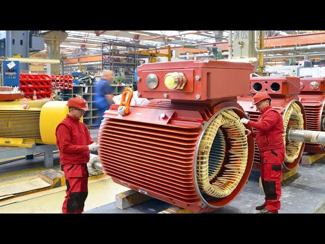 Huge Electric Motor Machine Manufacturing & Assembling Process - Amazing Factory Machines Working