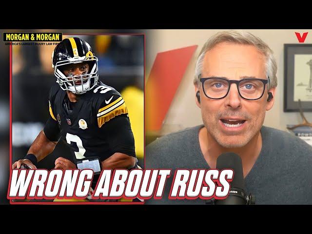 Why Colin was WRONG about Pittsburgh Steelers & Russell Wilson | Colin Cowherd NFL