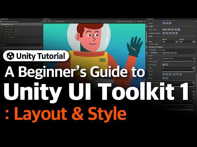 Unity UI Toolkit Beginner's Guide 1: Layout & Style