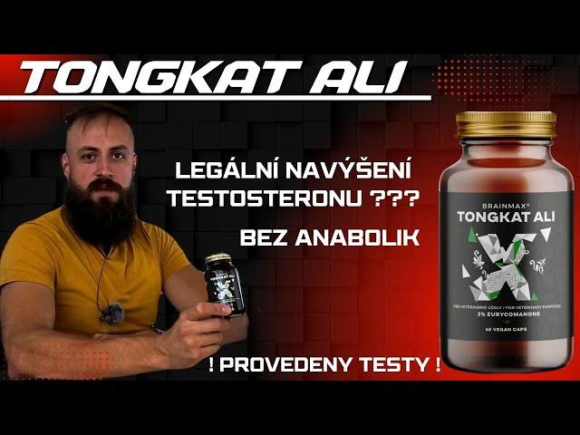 Legální "SYPKA" pro NATURÁLY? Zvýšení TESTOSTERONU? KREVNÍ TESTY!!! TONGKAT ALI?!