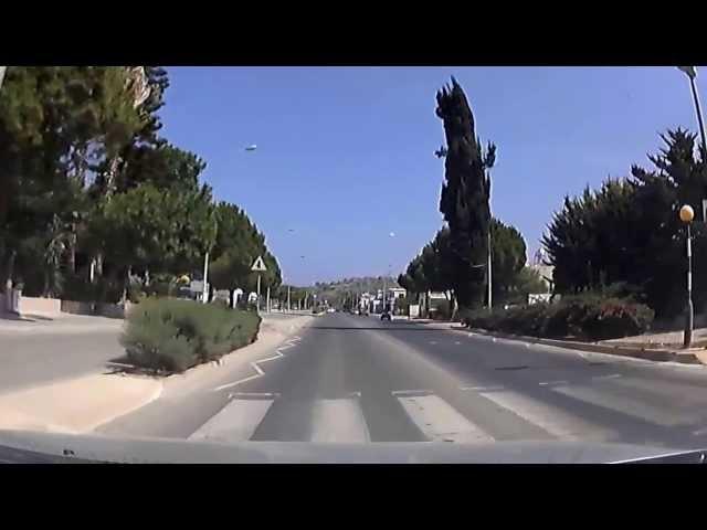 "Drive to Lidl at protaras from Red Indian Diner