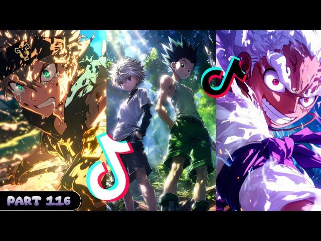 Badass Anime Moments Tiktok compilation PART 116 in 4K With Anime And Song Name 