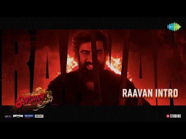 Raavan Intro-Singham Again |Ajay|Akshay|Ranveer|Arjun|Kareena|Deepika|Tiger|Ravi Basrur|Rohit Shetty