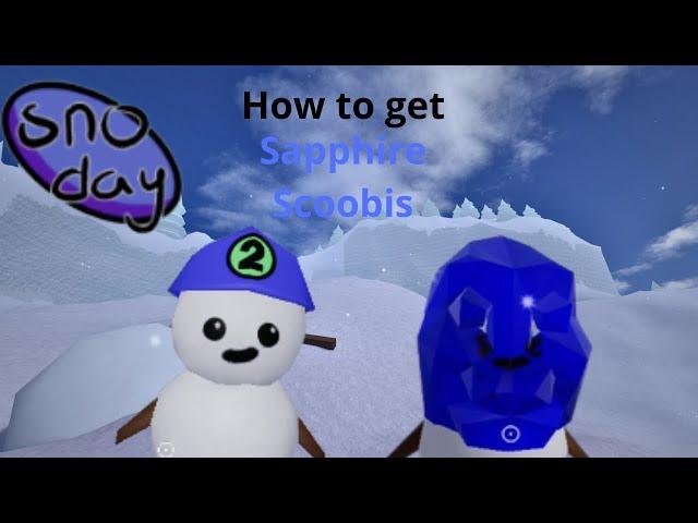 Sno Day - How to get Sapphire Scoobis