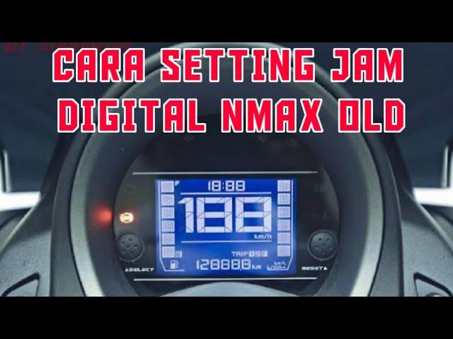 Cara Setting Jam Yamaha NMax | Gampang banget