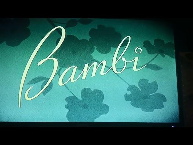 Opening to Bambi 2011 DVD