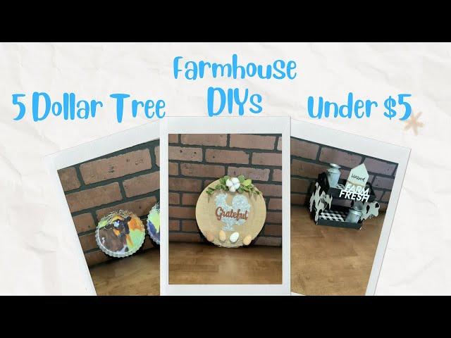 5 Dollar Tree Farmhouse DIYS under $5