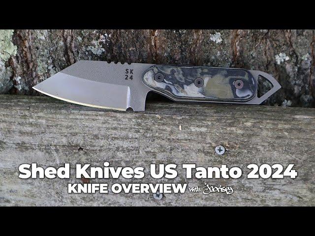 Shed Knives 2024 US Tanto Fixed Blade Knife | 5-Minute Review | Atlantic Knife