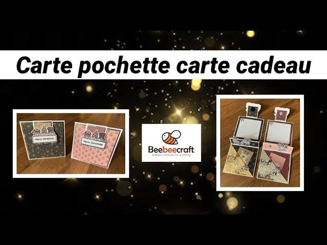 TUTO SCRAP Carte Pochette Carte Cadeau 