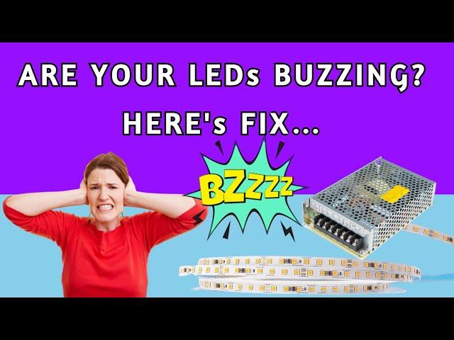 How To Stop Humm Or Buzz From LED Light || 12 V Switching Power Supply Noise || buzzing noise FIX