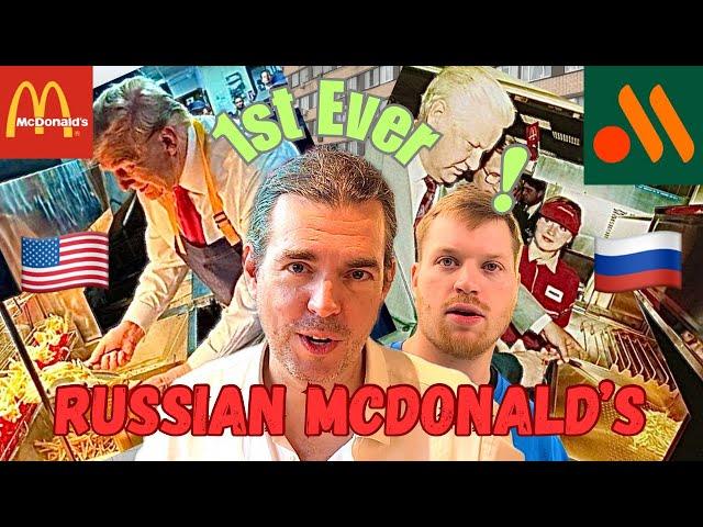 3 AMERICANS in MOSCOWEat @ the Very 1st McDonald’sin RUSSIA!? Or is it?!@hunterallstars 