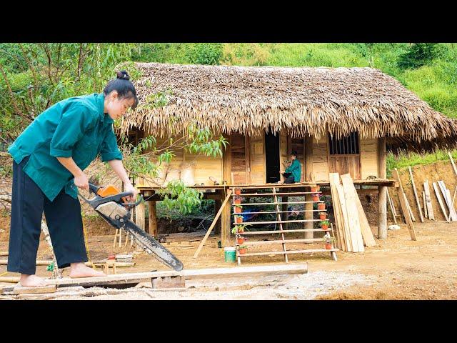 Difficulties The First Time I Made Wooden Doors For The House On Stilts: Mountain Life