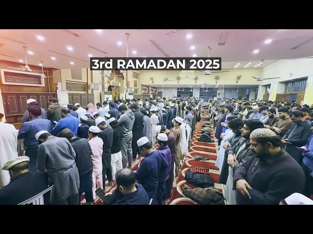 3rd Ramadan 2025 - Taraweeh | Qari Salman Saleem | Markaz Quran o Sunnah 53 Lawrence Road Lahore