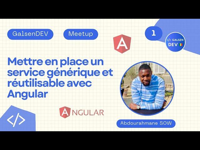 Mettre en place un service générique et réutilisable avec Angular | Partie 01 | #GDM1