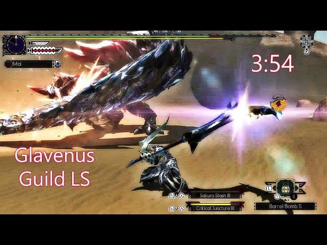 【MHGU MHXX】 G3 Glavenus ディノバルド Guild LS ¤3:54¤