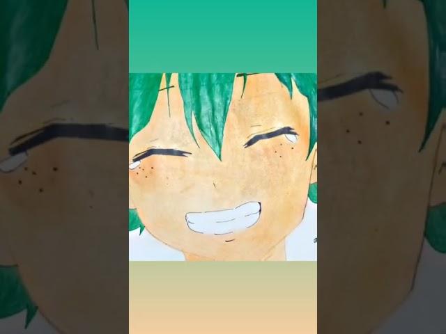 deku drawing "My Hero Academia"
