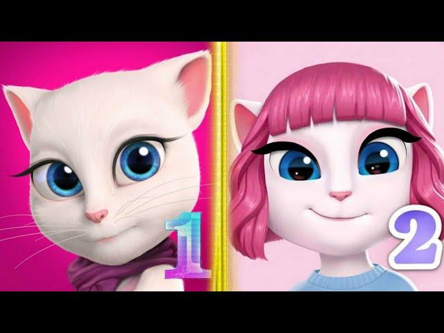 My talking Angela 1 VS My talking Angela 2