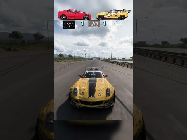 LEXUS LFA VS FORMULA DRIFT 117 599 GTB FIORANO |FORZA HORIZON 5