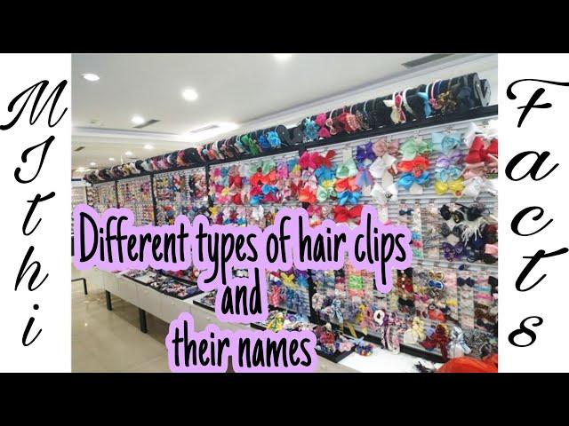 Different types of hair clips and their names️