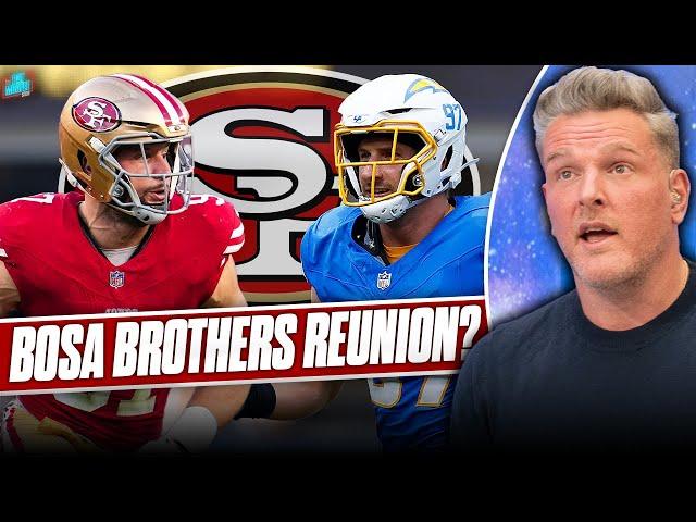 Chargers Cut Joey Bosa, Could Be Joining His Brother On The 49ers?! | Pat McAfee Show