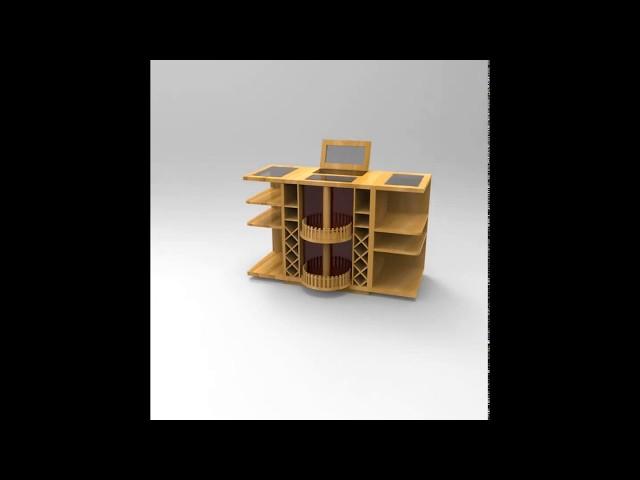 3d #barcabinet #rihno #3dwork #keyshot #rendering