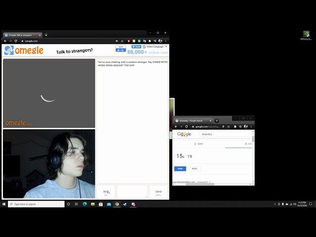 [NEW WORLD RECORD] Finding a ℙenis in Omegle Speedrun in 19:27