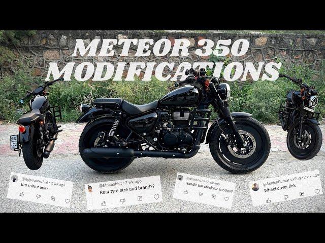 MODIFIED METEOR 350 || ROYAL ENFIELD || TOTAL COST