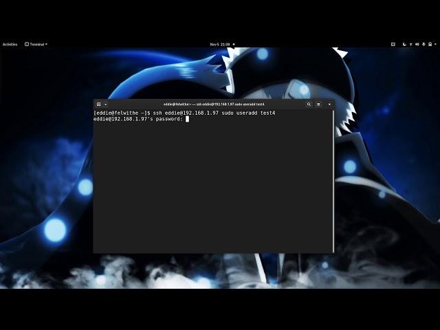 Linux Tip:  Use sudo with remote SSH Commands