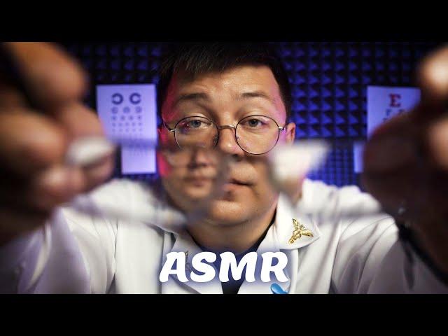 ASMR eyes doctor exam, role-playing game ASMR russian