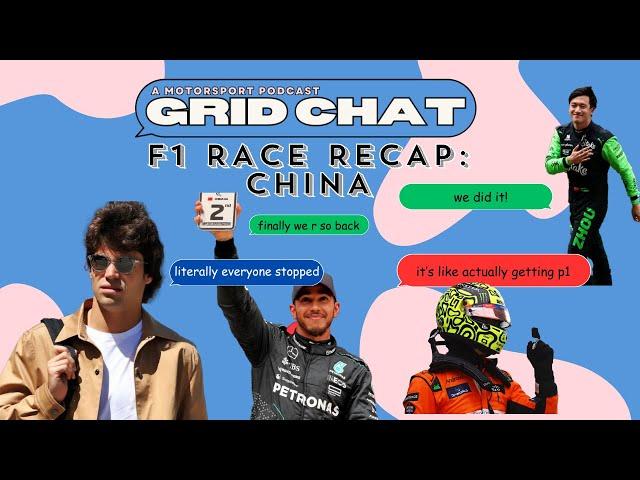 F1 Race Recap: China Grand Prix | Grid Chat with Marissa Tandon Podcast (with @tasiajewelx)