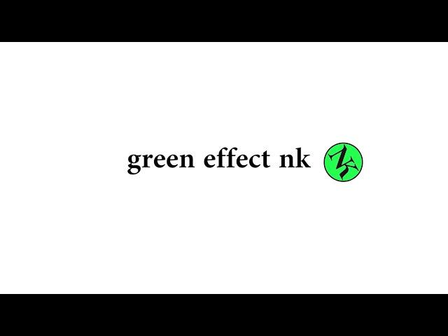 Glass Breaking green effect nk 1