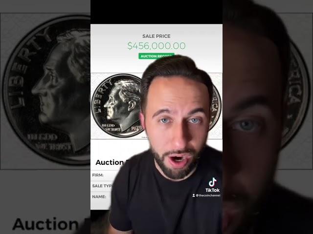 DIME SOLD FOR $456,000!!! #rarecoin #makemoneyfromhome #coin #foryou