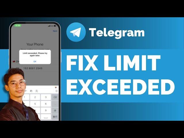 How To Fix Telegram ‘Limit Exceed, Please Try Again’ Error - Telegram Tutorial 2024 !