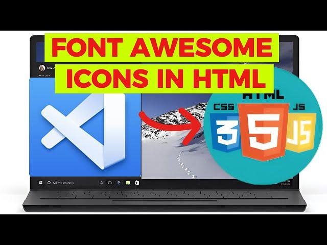How to Use Font Awesome Icons in HTML 2024 (Simple Guide)