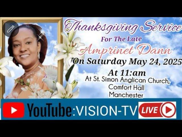 Amprinet Dann (Thanksgiving Service)