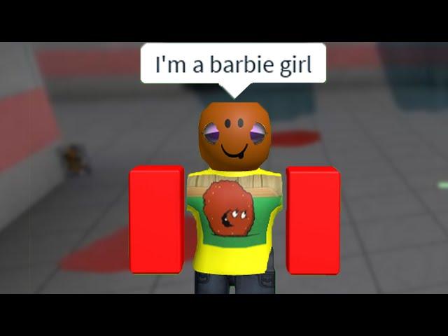 im a barbie girl, but everyone is forced to sing it