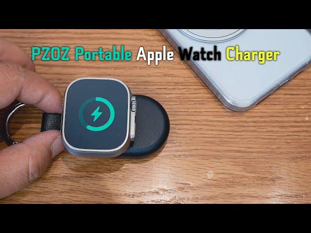 PZOZ Portable Apple Watch Wireless Travel Charger - Your Ultimate On-the-Go Charging Companion