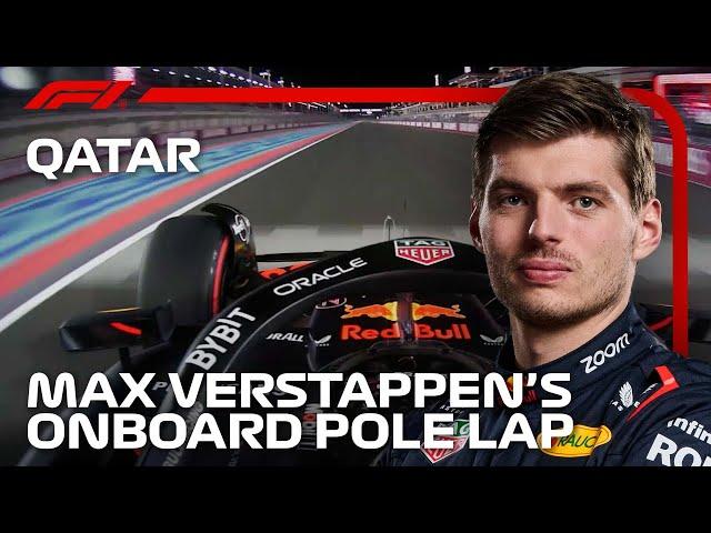 Max Verstappen's Pole Lap | 2024 Qatar Grand Prix | Pirelli