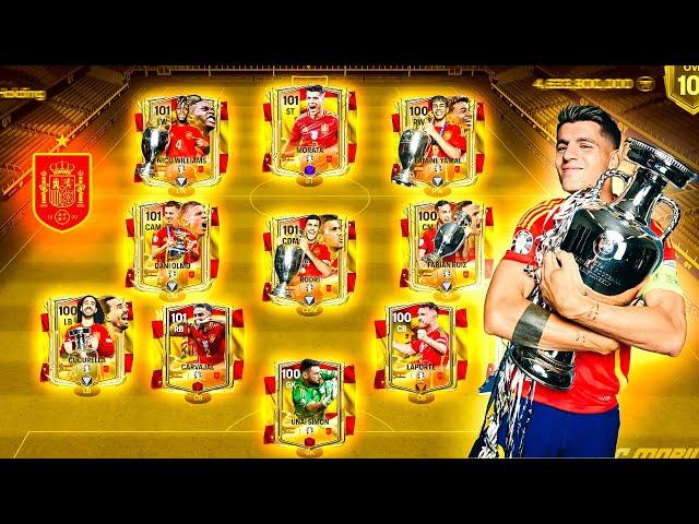 I Built Spain EURO Champions Squad! Yamal, Nico Williams, Rodri!! Spain Squad Builder FC Mobile