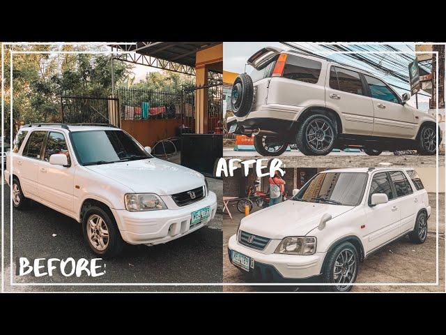 Lowering CRV gen 1 + New Wheels | chrisartsph