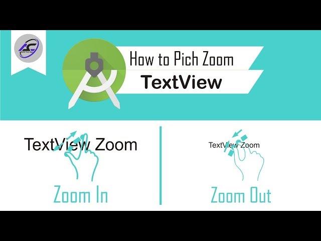 How to Pich Zoom TextView in Android Studio | TextViewPinchZoom | Android Coding