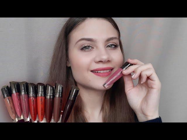 Обзор губной матовой помады The ONE Lip Sensation Velvet Matte ORIFLAME (все оттенки)