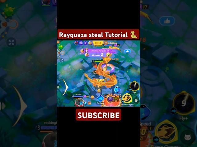 Rayquaza stealing strategy  (Part - 02) || Sure shot kill  || Satoshi Kun || #pokemonunitegamplay