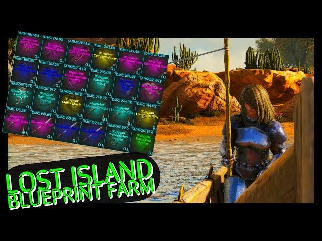 LOST ISLAND BLUEPRINT FARM How to farm a ton of BP's | ARK Survival Evolved